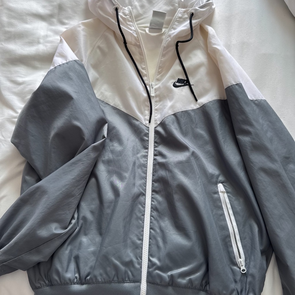Nike White Mesh Jacket